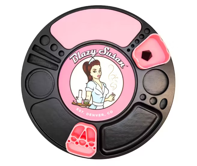 blazy susan rolling tray
