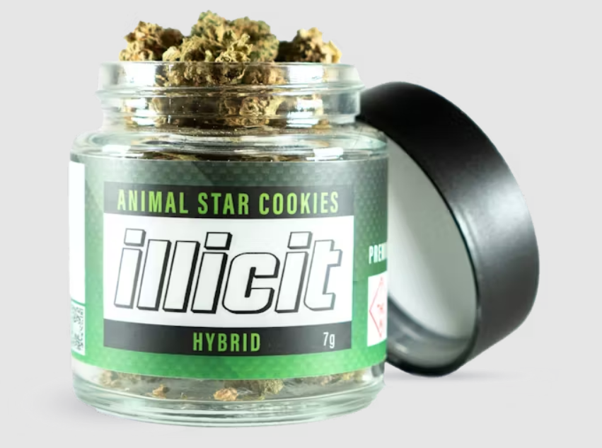 Illicit animal star cookies cannabis flower