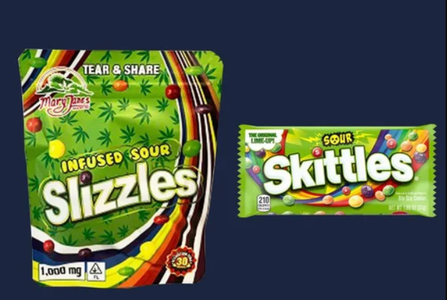 Cannabis infused sour skittles